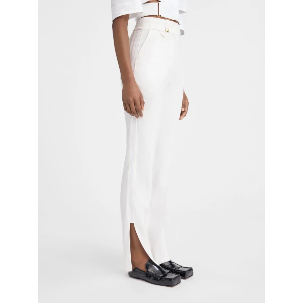 white trousers