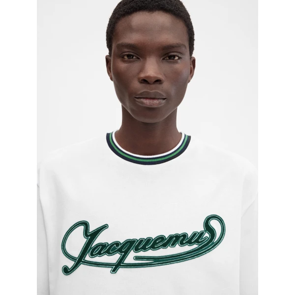 athletic club white Jacquemus top