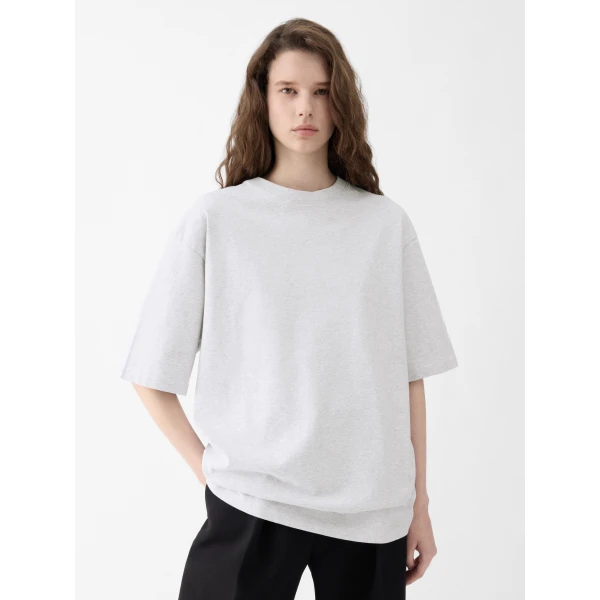 rosemary label grey Jacquemus top