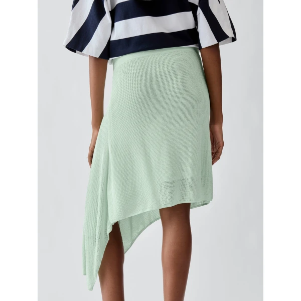 green skirt