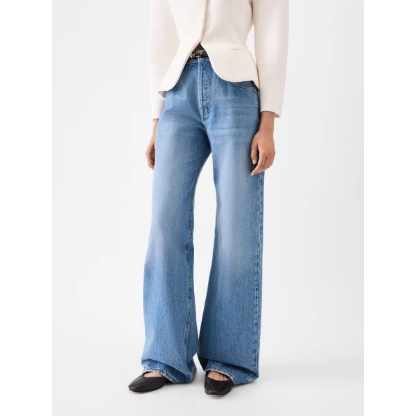 blue and tabac Jacquemus trousers