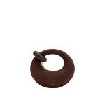 JW PEI Abacus Faux Suede Mini Top Handle Bag in Chocolate Brown | Mini Bags | Coveti