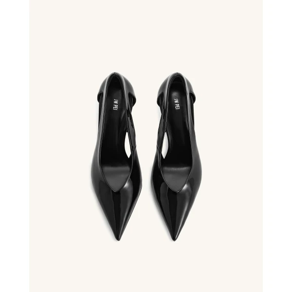 JW PEI Alessia High Heel Pumps in Black | Heels | Coveti