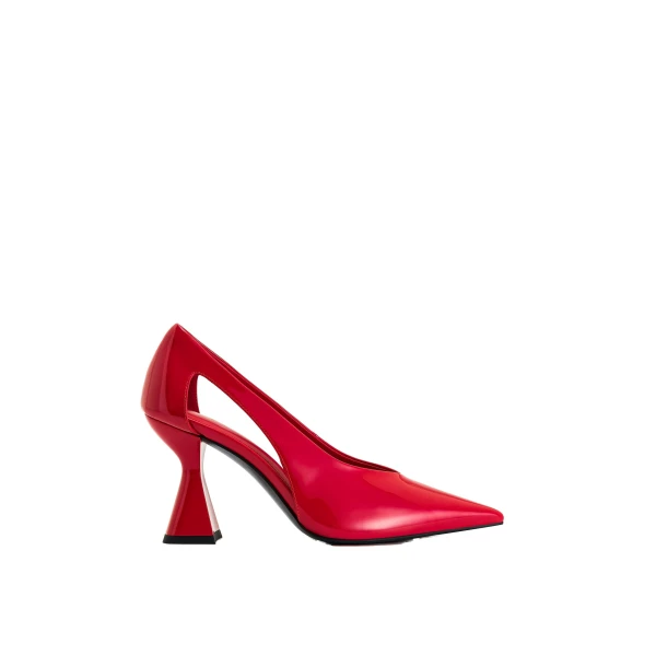 JW PEI Alessia High Heel Pumps in Red | Heels | Coveti