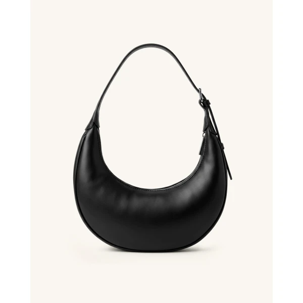 JW PEI Althea Studded Hobo Bag in Black | Shoulder & Crossbody Bags | Coveti