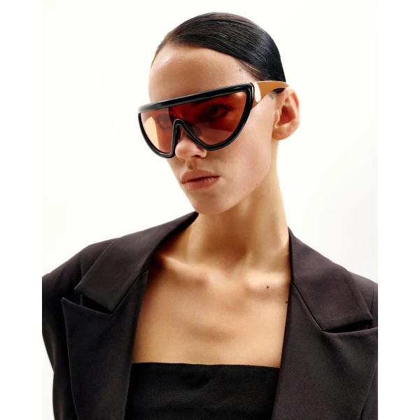 JW PEI Angelica D Frame Sunglasses in Green | Sunglasses | Coveti
