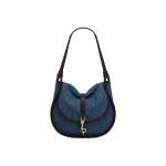 JW PEI Arla Small Hobo Bag in Dark Blue Denim | Mini Bags | Coveti