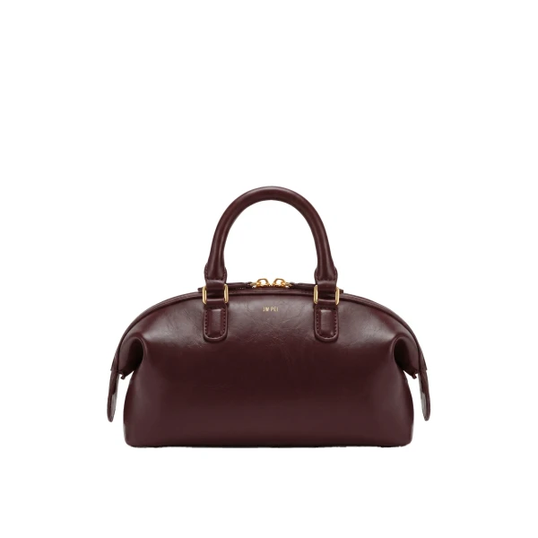 JW PEI Arlo Top Handle Bag in Dark Red | Totes & Top-Handle Bags | Coveti
