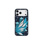 JW PEI Artificial Crystal Floral Pattern Phone Case in Navy | Phone Cases | Coveti