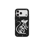 JW PEI Artificial Crystal Mouse Design Phone Case in Black | Phone Cases | Coveti