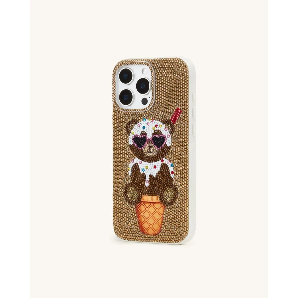 JW PEI Bear Ice Cream Cone Phone Case in Gold | Phone Cases | Coveti