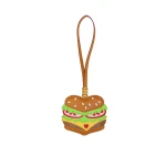 JW PEI Burger Bag Charm in Brown JW PEI Burger Bag Charm in Brown | Bag Charms | Coveti