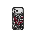 JW PEI Butterfly Artificial Crystal Phone Case in Black | Phone Cases | Coveti