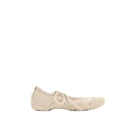 JW PEI Caitlin Lace-up Ballerina Sneakers in Beige | Sneakers | Coveti