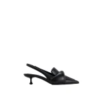 JW PEI Carla Soft Padded Kitten Heel Pumps in Black | Heels | Coveti