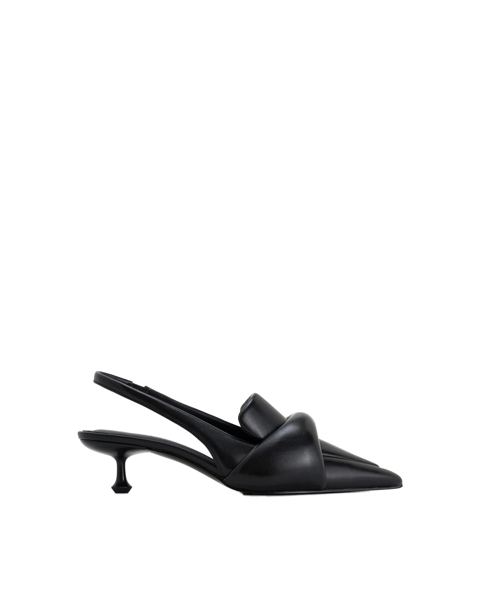 JW PEI Carla Soft Padded Kitten Heel Pumps in Black JW PEI Carla Soft Padded Kitten Heel Pumps in Black | Heels | Coveti