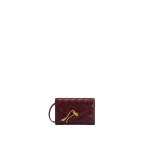 JW PEI Celeste Woven Texture Envelope Wallet in Wine Red | Wallets & Purses | Coveti
