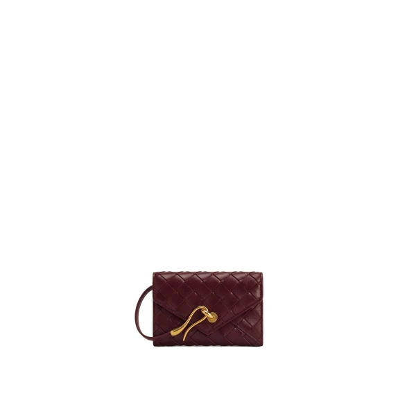 JW PEI Celeste Woven Texture Envelope Wallet in Wine Red | Wallets & Purses | Coveti