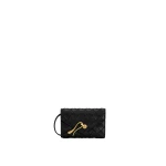 JW PEI Celeste Woven Textured Envelope Wallet in Black | Wallets & Purses | Coveti