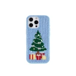 JW PEI Christmas Tree Bling Phone Case in Light Blue | Phone Cases | Coveti