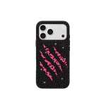 JW PEI Claw Sparkle Artificial Crystal Phone Case in Black | Phone Cases | Coveti