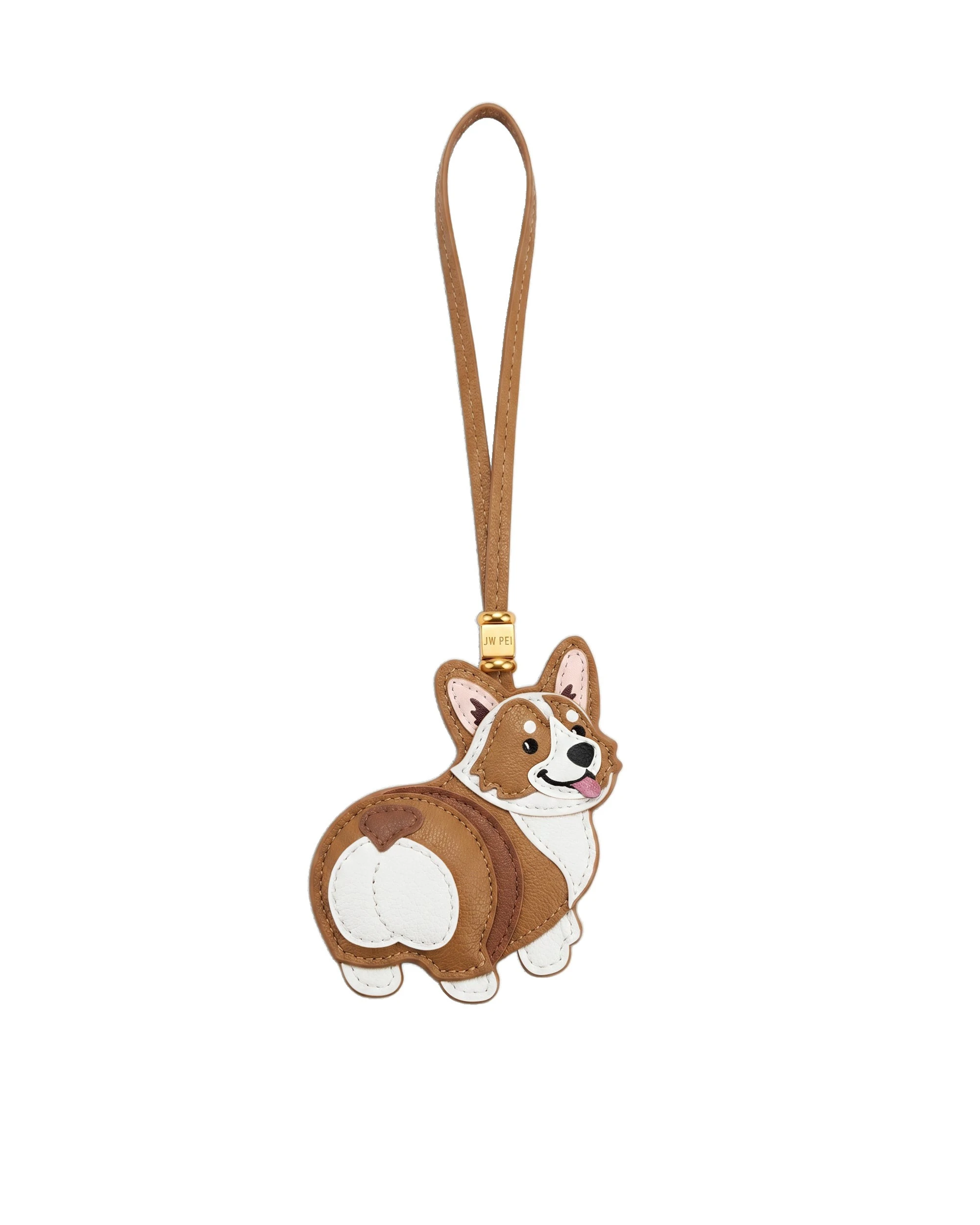 JW PEI Corgi Bag Charm in Tan Multi JW PEI Corgi Bag Charm in Tan Multi | Bag Charms | Coveti