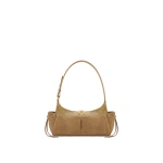 JW PEI Corinne Lizard-Embossed Faux Suede Shoulder Bag in Khaki | Shoulder & Crossbody Bags | Coveti