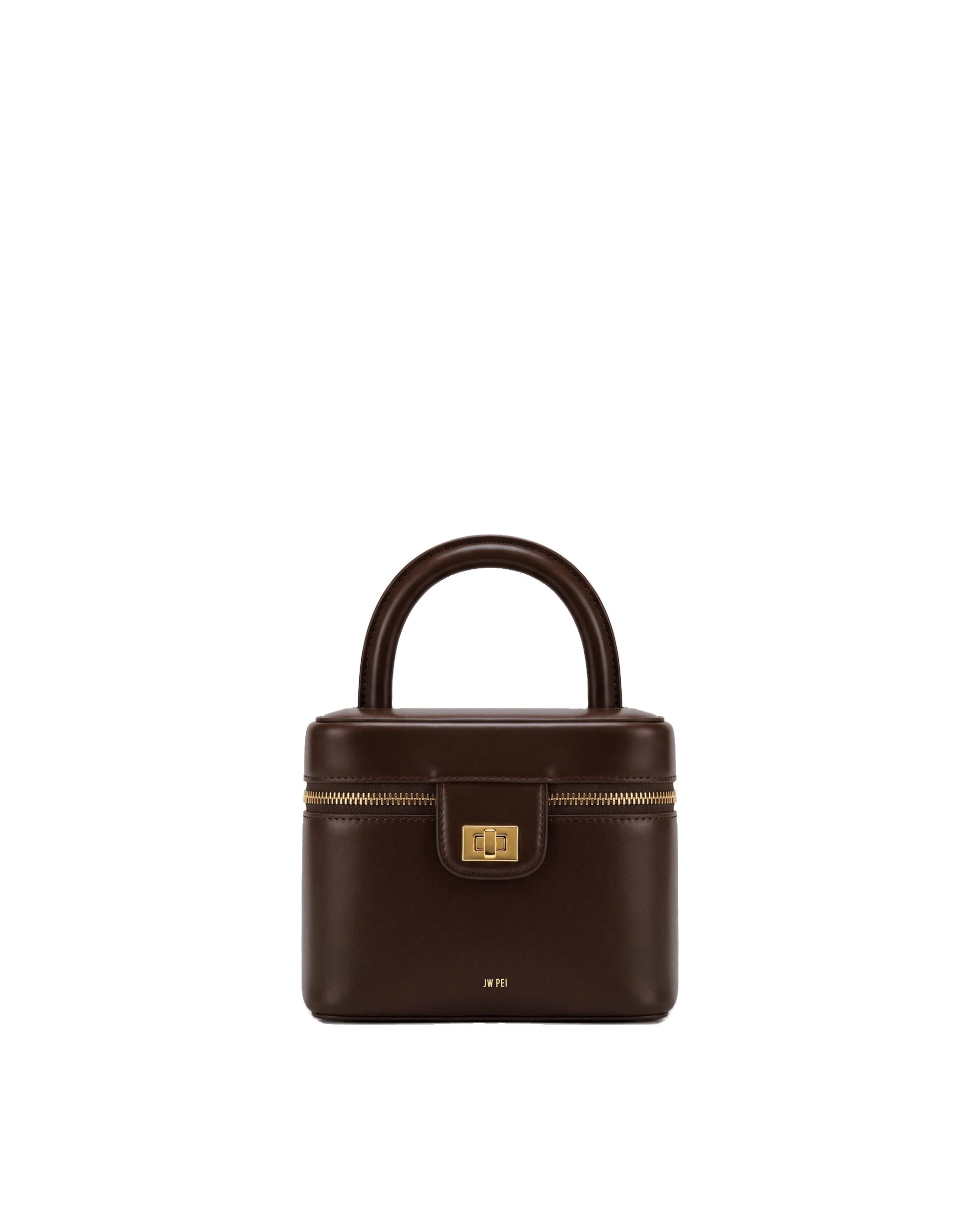JW PEI Cosima Vanity Case in Chocolate Brown JW PEI Cosima Vanity Case in Chocolate Brown | Totes & Top-Handle Bags | Coveti