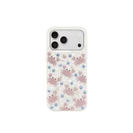 JW PEI Crab Pattern Faux Pearl Phone Case in White | Phone Cases | Coveti