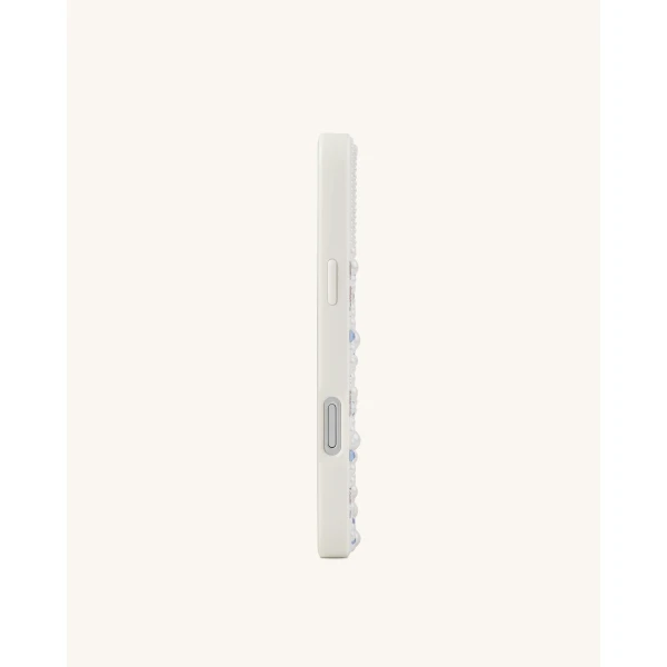 JW PEI Crab Pattern Faux Pearl Phone Case in White | Phone Cases | Coveti