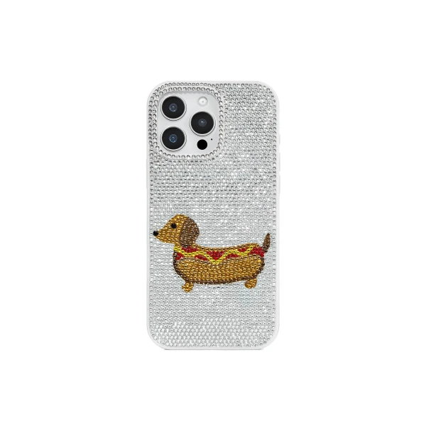 JW PEI Dachshund Hot Dog Phone Case in White | Phone Cases | Coveti