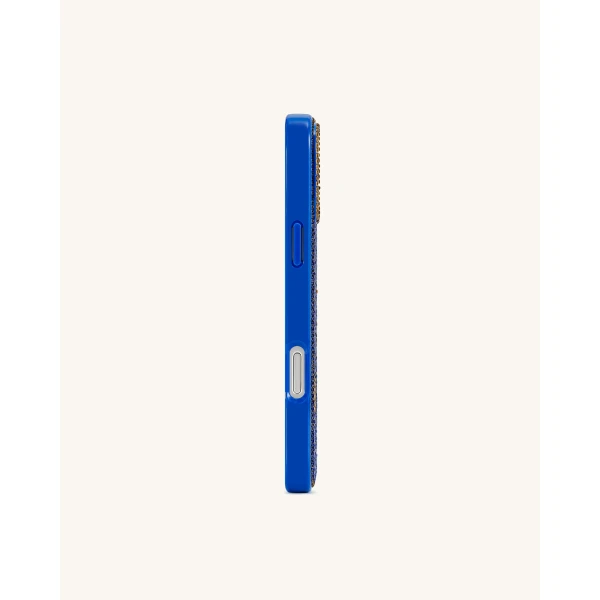 JW PEI Dachshund with Flower Phone Case in Multicolor Blue | Phone Cases | Coveti
