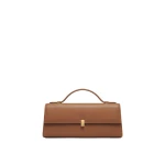JW PEI Delphine Flap Top Handle Bag in Terracotta Brown | Shoulder & Crossbody Bags | Coveti