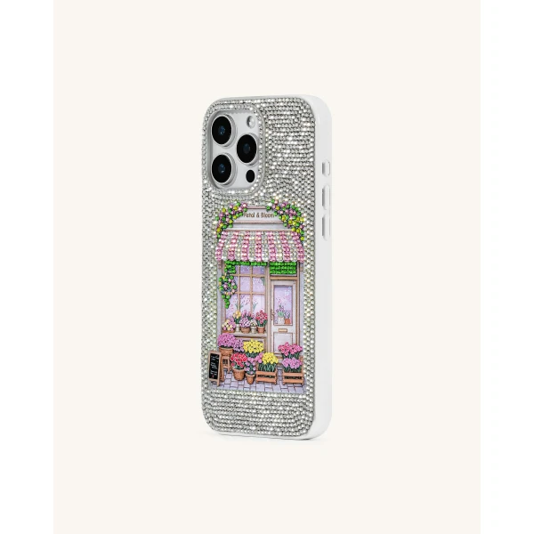 JW PEI Ellie Floral Shoppe Phone Case in Multicolor White | Phone Cases | Coveti
