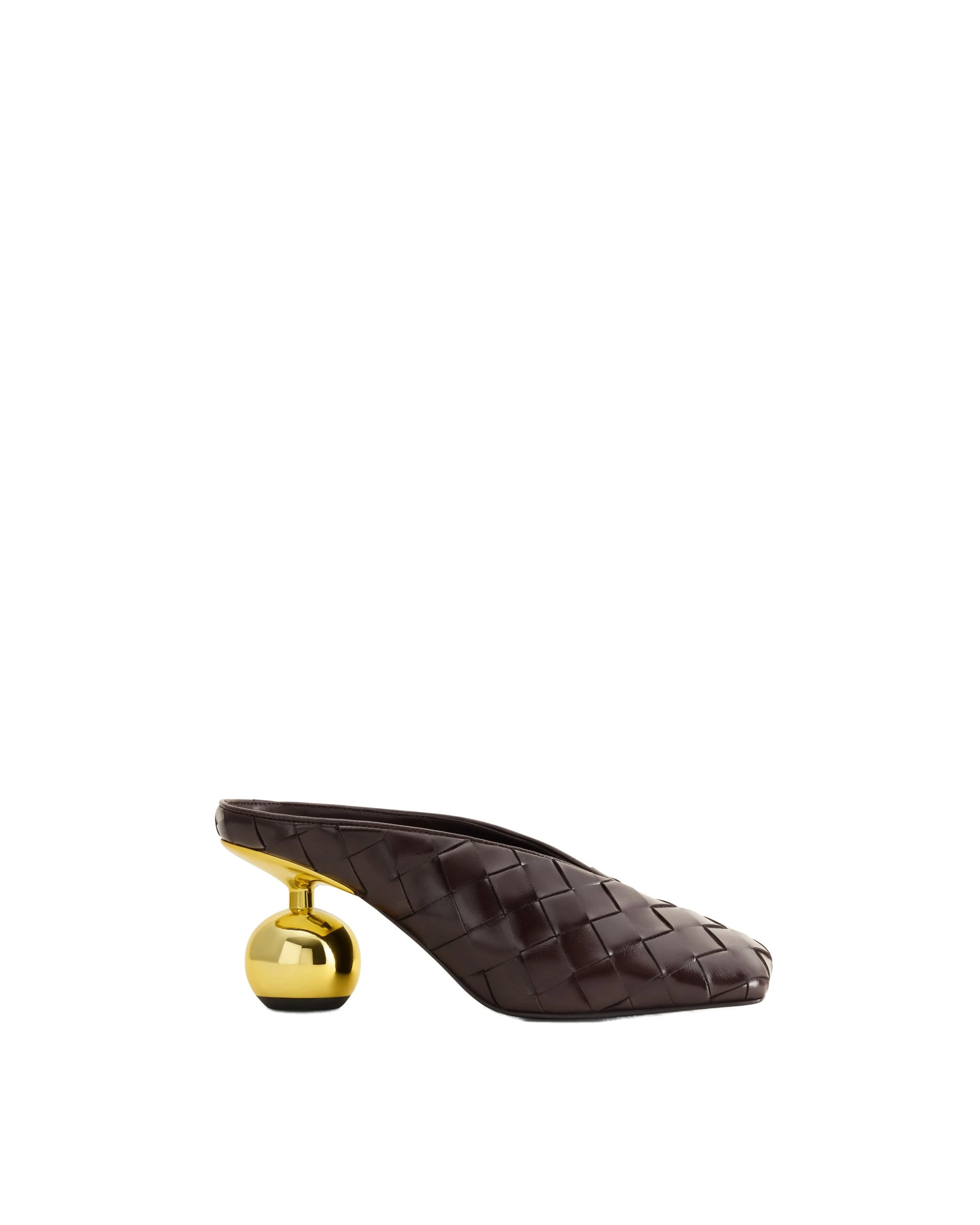 JW PEI Ellie Woven Square-Toe Mule Heels in Dark Brown JW PEI Ellie Woven Square-Toe Mule Heels in Dark Brown | Mules | Coveti