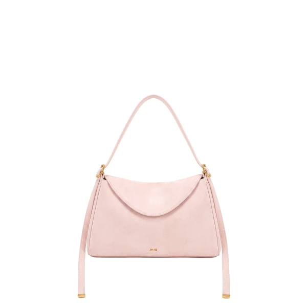 JW PEI Elowen Faux Suede Flap Shoulder Bag in Pink | Shoulder & Crossbody Bags | Coveti