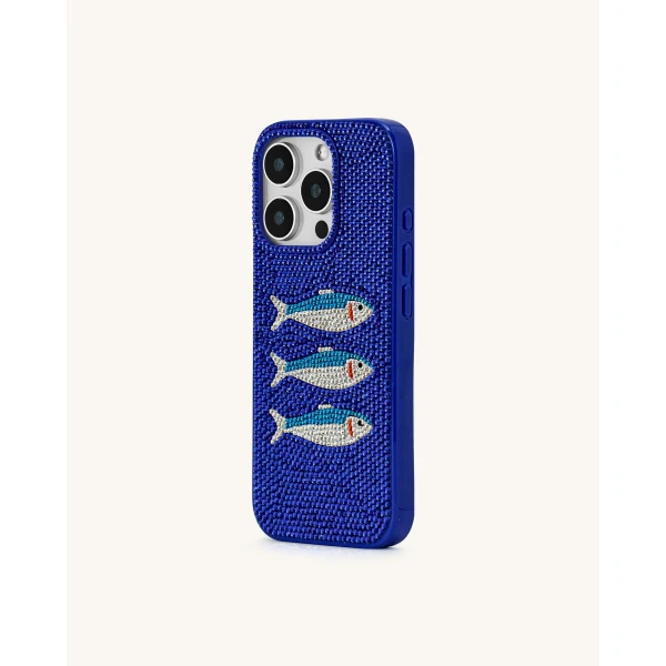 JW PEI Fish Pattern Phone Case in Blue/White | Phone Cases | Coveti