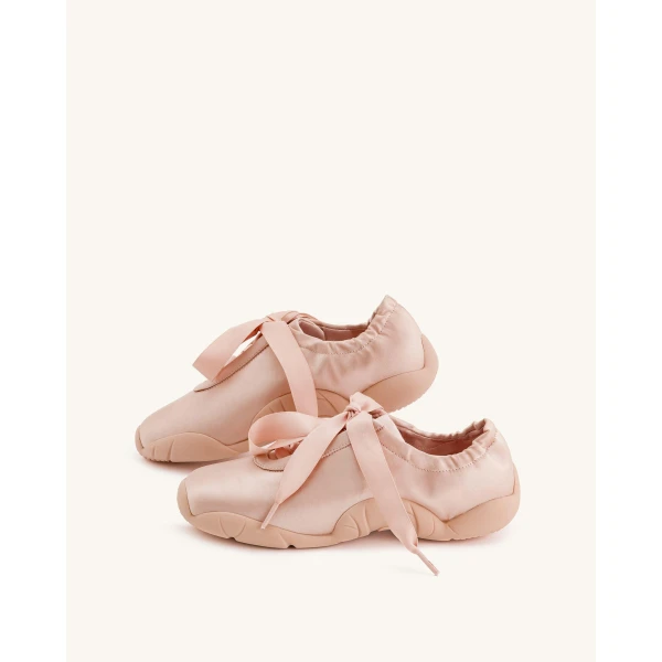JW PEI Flavia Ballerina Sneakers in Pink | Sneakers | Coveti