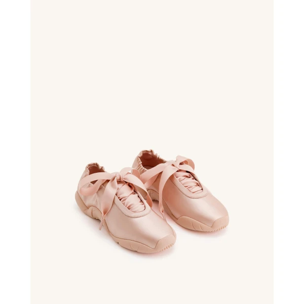 JW PEI Flavia Ballerina Sneakers in Pink | Sneakers | Coveti