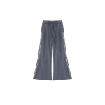 JW PEI Gradient Pearl Trim Drawstring Sweatpants in Washed Slate | Pants | Coveti