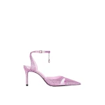 JW PEI Haidi Artificial Crystal Pumps in Pink | Heels | Coveti