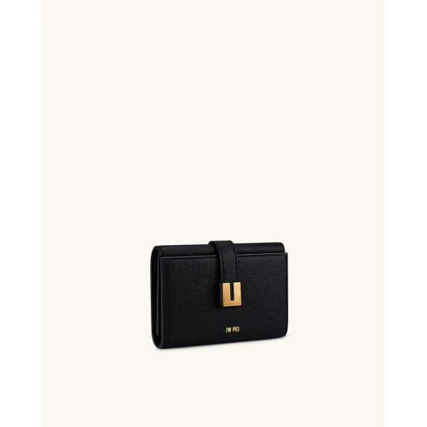 JW PEI Hana Hardware Wallet in Black | Wallets & Purses | Coveti