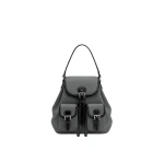 JW PEI Harper Buckle Pocket Backpack in Black Gray Canvas | Backpacks | Coveti