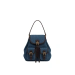JW PEI Harper Buckle Pocket Backpack in Blue Denim | Backpacks | Coveti