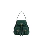 JW PEI Harper Faux Suede Buckle Pocket Backpack in Dark Green | Backpacks | Coveti