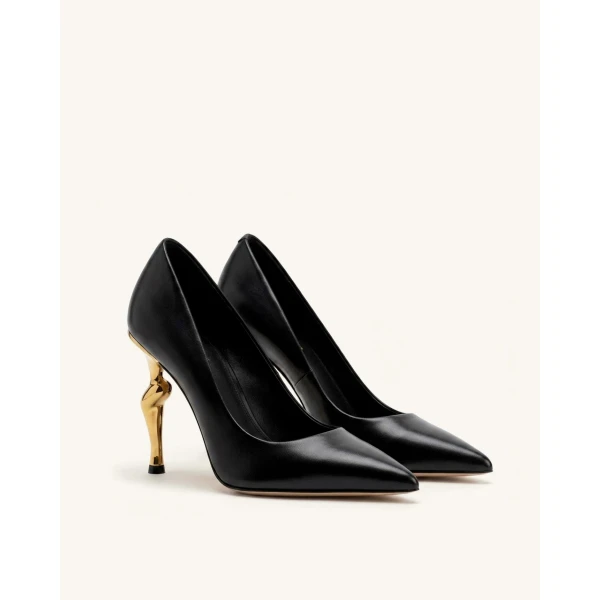 JW PEI Hazel Modern Heels in Black | Heels | Coveti