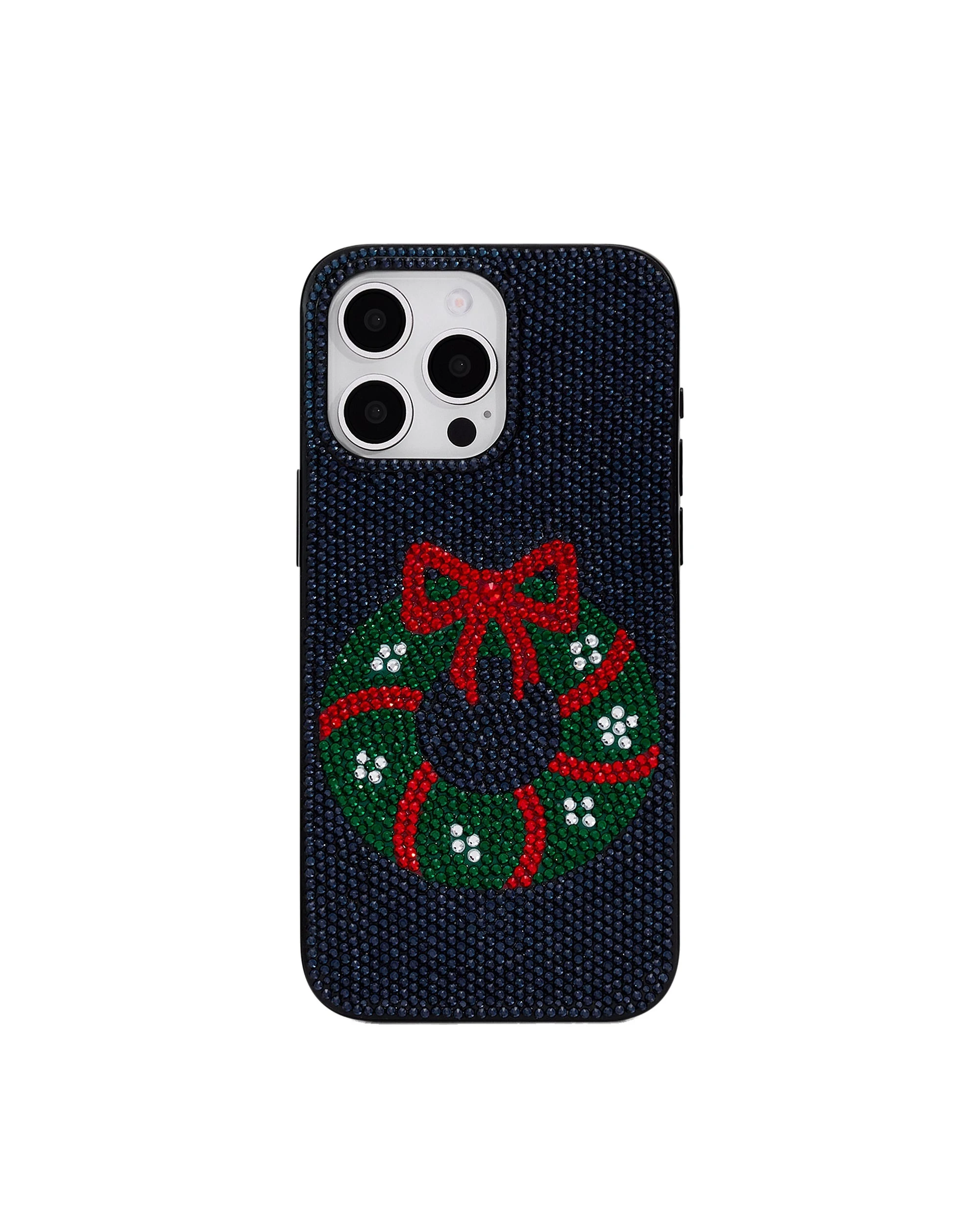 JW PEI Holiday Wreath Bling Phone Case in Black JW PEI Holiday Wreath Bling Phone Case in Black | Phone Cases | Coveti