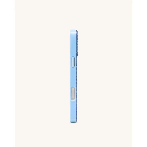 JW PEI Holiday Wreath Bling Phone Case in Light Blue | Phone Cases | Coveti