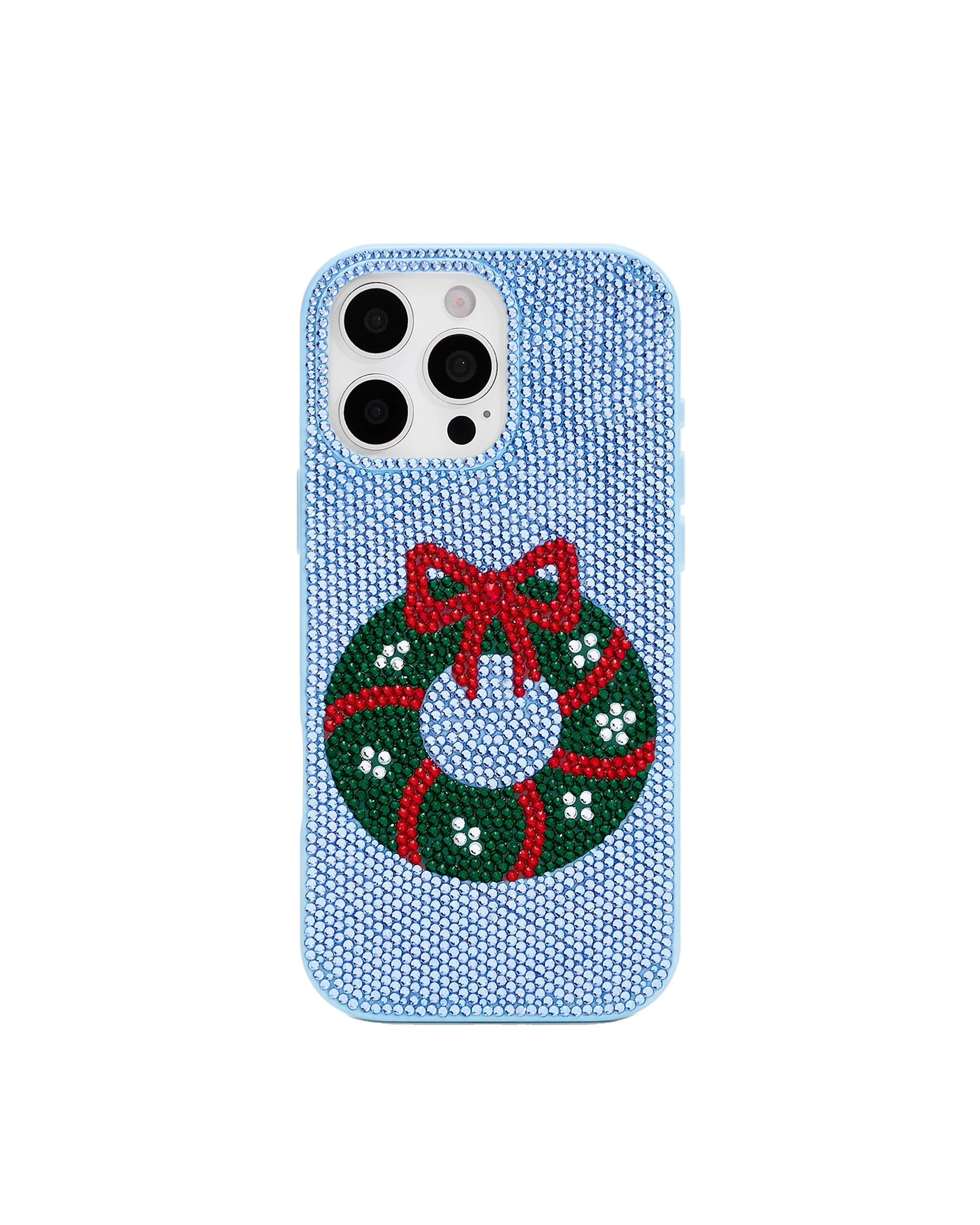 JW PEI Holiday Wreath Bling Phone Case in Light Blue JW PEI Holiday Wreath Bling Phone Case in Light Blue | Phone Cases | Coveti
