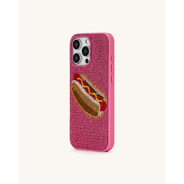 JW PEI Hot Dog Phone Case in Multicolor Pink | Phone Cases | Coveti